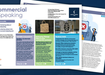 Commercial Speaking Newsletter Spring Edition